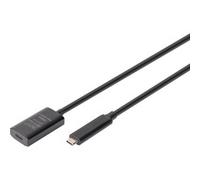 Cavo di prolunga attivo USB 3.2 Gen 2, connettore USB-C > presa USB-C Nero
