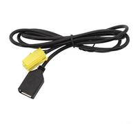Cavo di prolunga audio per auto, 6 pin AUX USB per Fiat, funziona con 159 e Mini, facile installazione