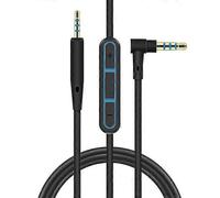 Cavo di prolunga audio stereo OFC compatibile con le cuffie Sennheiser PXC550 PXC480 PXC 550 480 MB660 MB 660 UC MS (con microfon