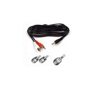 Cavo di prolunga audio/video da RCA a 3,5 mm, nero.