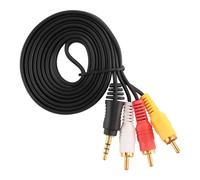 Cavo di prolunga AV adattatore jack da 3,5 mm a 3 maschi lungo 4,9 piedi per TV
