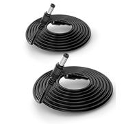 Cavo di Prolunga CC Lonnky 5 Metri per Telecamere CCTV (TP-Link, Reolink, EZVIZ), Luci a Striscia LED Govee, Router (TP-Link Archer AX55), Connettore 5,5 mm x 2,1 mm, Confezione da 2 Pezzi