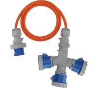 Brennenstuhl Prolunga CEE con splitter a 3 vie 2 m