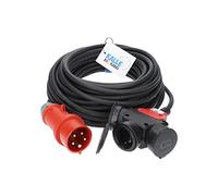 Cavo di prolunga CEE gomma H07RN-F 5 G 2,5 mm² su 3 prese Schuko frizione von Kalle il cavo