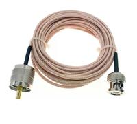 Cavo di prolunga coassiale RF RG316 UHF PL-259 maschio a spina BNC maschio 50 Ohm Pigtail coassiale