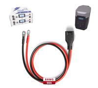 Cavo di prolunga compatibile con EcoFlow Delta 2/3 e WattCycle, 50A 8AWG | Cavo adattatore di espansione PPS 8AWG di livello industriale, cavo supplementare bidirezionale a ricarica rapida per