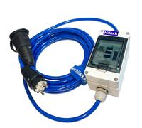 Cavo di prolunga con fusibile, contatore di energia e tester di fase H07BQ-F ...
