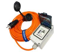 Cavo di prolunga con fusibile e contatore di energia H07BQ-F 3G2,5mm² 1-25m