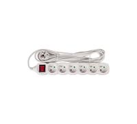 PROLUNGA CON INTERRUTTORE 5M 6 PRESE - E0000-03027
