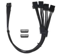Cavo di prolunga con manicotto femmina, 16 pin (12+4) maschio a Pcie 5.0 3X8 (6+2) pin, compatibile con RTX 3090Ti e RTX 4080 4090