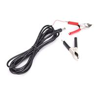 Cavo di Prolunga con Morsetti Per Batteria da 2 Pezzi, DC 12V 24V Maschio a Cavo di Ricarica con Clip a Coccodrillo, Cavo di Prolunga di Ricarica da 3 Metri