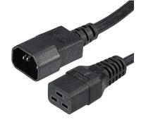 Cavo di prolunga Cradia Power SFO IEC C14M TO IEC 320 C19H 2m Nero