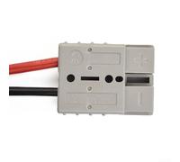 Cavo di prolunga da 12 AWG per Anderson Style 50 A con rivestimento M8 rosso nero per stazioni di ricarica EV e connessioni per batterie industriali (30 cm)