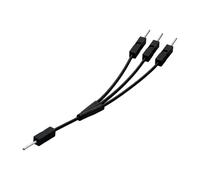 Cavo di prolunga da 2,54 mm da 1 maschio a maschio multiplo, 20 cm, nero x | Cavo splitter da 2,54 mm per breadboard e collegamento del modulo con isolamento in PVC per progetti di elettronica