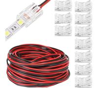 Cavo Di Prolunga Da 20 M Led,Kit Di Connettori a Striscia LED,LED Connettore, Co
