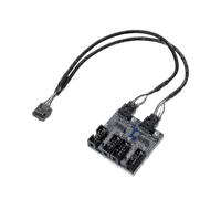 Cavo di prolunga da 30 cm con splitter a 9 pin da 1 a 4 porte e moltiplicatore di porte.