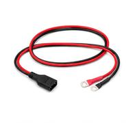 Cavo di prolunga da 50 A, adattatore di espansione PPS 8AWG, certificato UL, compatibile con EcoFlow Delta serie 2/3 e Wave 3, cablaggio batteria terminale ad anello per LiFePO4 da 51,2 V