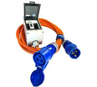 Cavo di prolunga da campeggio con contatore di energia H07BQ-F 3G2,5mm²...