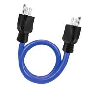 Cavo di prolunga da maschio a maschio, cavo di espansione elettrico | 3 spine Heavy Duty Electric Plugs | Alimentazione elettrica sicura con 3 connettori per uso commerciale o industriale