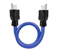 Cavo di prolunga da maschio a maschio, cavo di prolunga elettrico - Cordini di estensione di conversione,Forniture elettriche sicure con 3 prese per l'ambiente commerciale o industriale per e