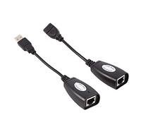 Cavo di prolunga da USB 2.0 a RJ45 Cavo di prolunga Ethernet Cavo di prolunga Ethernet Adattatore connettore su cavo Cat5/Cat5e/Cat6