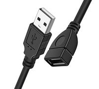 Cavo di prolunga da USB a USB da 1m 2.0 Adattatore da cavo maschio a femmina compatibile con unità flash, mouse, tastiera, stampante e altri dispositivi periferici USB