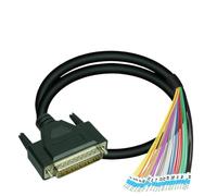 Cavo di prolunga DB44 da 1 pezzo con numeri di identificazione Modulo di interfaccia for montaggio su guida DIN D-Sub maschio DB44(HL-DB44-MIO-1M)