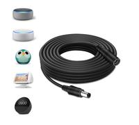 Cavo di prolunga DC per Echo Dot (3a/4a/5a generazione), Dot (3a/4a/5a generazione) con orologio, Echo Dot Kids Edition, Echo Show 5 (1a/2a generazione), Spot, Pop e Fire TV Cube, per adattatore da 15