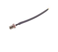 Cavo di prolunga dell'antenna da 30 cm compatibile con hotspot ad elio MinRP-SMA maschio a N femmina cavo di prolunga coassiale piatto compatibile con i nodi