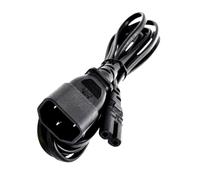 Cavo di prolunga di alimentazione CA IEC 320 C14 a C7 quadrato da 3 m 2x0,75 mm