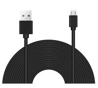 Cavo di prolunga di alimentazione micro USB da 10 m, compatibile con videocamera di sicurezza Arlo Q, Wyze Cam/Wyze Cam Pan, Yi Home Cam, Nest Cam, Blink XT, videocamera intelligente per cani, Netvue