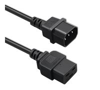 Cavo di prolunga di alimentazione Qoltec IEC C14/C19 | 3x1,5 mm² | 2 m