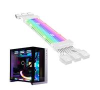 Cavo di prolunga di alimentazione RGB - Effetto luce, cavo PSU per scheda madre ARGB, strisce LED RGB, cavi di prolunga in modalità colore a 24 pin | Kit cavi di estensione per la configurazione della