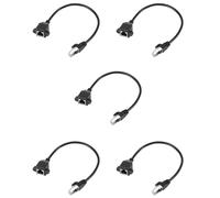 Cavo di prolunga di rete adattatore femmina-maschio RJ45 5X montaggio a pannello 27c