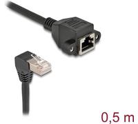 Cavo di prolunga di rete Delock Spina S/FTP Spina RJ45 angolata a 90° NEW