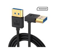 Cavo di Prolunga Display Port 1.4 da 3,3 Piedi, Cavo Audio Video DP 8K60Hz 4K144Hz A 90 Gradi per Monitor PC Portatile, Piegato Verso L'Alto