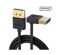 Cavo di Prolunga Display Port 1.4 da 3,3 Piedi, Cavo Audio Video DP 8K60Hz 4K144Hz A 90 Gradi per Monitor PC Portatile, Piegato Verso il Basso