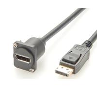 Cavo di prolunga Displayport maschio-femmina tipo D. Cavo convertitore da DP a DP XLR for montaggio a pannello