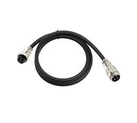 Cavo di prolunga for presa di corrente for aviazione industriale GX16, connettore maschio-femmina a 2-10 pin(Female to Male,AS SHOW_100CM_5P)