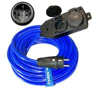 Cavo di prolunga H07BQ-F 3x2,5 (3g2,5) PUR con blocco presa nero arancione