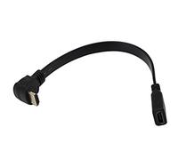 Cavo di prolunga HDMI, cavo di prolunga HDMI piatto sottile ad alta velocità CERRXIAN 1FT A femmina a 90 gradi verso il basso Un cavo maschio Male