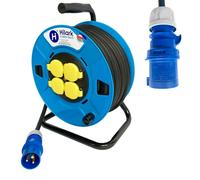 Cavo di prolunga in gomma CEE H05RR-F 3G2,5 mm² su avvolgicavo 1-50 m
