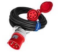 Cavo di prolunga in PVC H05VV-F 5x2,5 mm² spina angolare 16A 400V IP44 5- 50m