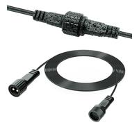 Cavo di Prolunga Luci Natale, Gcstnn 10M 2Pin Connettore per Luci, IP65 Impermeabile Cavo di Prolunga per Luci a Globo G40 Esterno, Catena Luminosa Stringa Solare, Luci a Ghiacciolo, Luci da Giardino