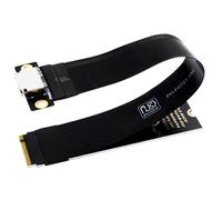 Cavo di prolunga M.2 NVME a Oculink 4i per scheda grafica SSD Chiave M2 M a SFF-8612 Adattatore PCIe 4.0 Gen4 per laptop desktop