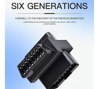 Cavo di prolunga Mini OBD2 per auto da un minuto e due, splitter universale per auto a 16 pin collegato