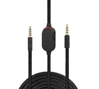 Cavo di prolunga nero per cuffie G433 G233 GPROX da 2 m, con design intrecciato anti-groviglio, lunghezza 200 cm