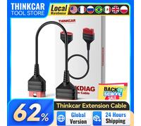 Cavo di prolunga OBD2 Thinkcar Thinkdiag da 60 cm Cavo di prolunga diagnostico da 16 pin maschio a femmina Cavo diagnostico per auto