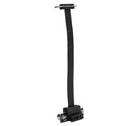 Cavo di Prolunga PCI - E 1X, Cavo di Prolunga Doppio a 90 ° PCI - E 1X con Indicazione a LED Adattatore di Rete con Cuscinetto Magnetico da 15 Cm, Design con Piedino Magnetico, Facile da Installare.