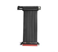 Cavo di prolunga PCI Express 4.0, 20 cm, flessibile | Larghezza di banda completa per gen4, angolo di 90 gradi, salvaspazio, ideale per case stretti, connessione stabile